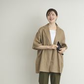 TUTIE./リネンハーフスリーブジャケット